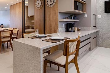 bancada de granito cozinha casa apartamento
